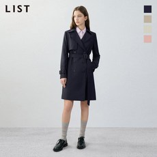 [리스트(LIST)] 데일리 벨티드 트렌치코트_TWWBYO52020
