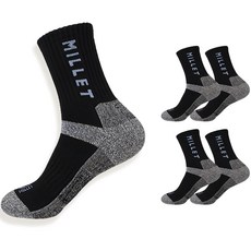 Millet 男士登山長襪 5雙, 黑色