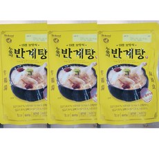 노브랜드 누룽지 반계탕 600g x 3팩세트 즉석삼계탕 닭백숙, 1개