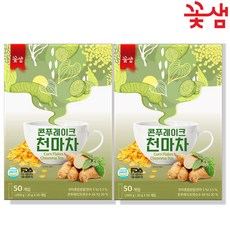 꽃샘 콘푸레이크 천마차 50T X 2개, 20g, 50개입