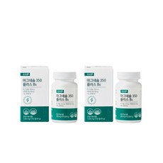 [약국정품] 마그네슘350+비타민B6 눈떨림 손발저림 다리쥐날때 100%약국판매 마그네슘 영양제, 90정, 2박스