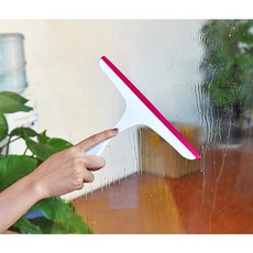 유리닦이 핸드 스쿼지 물기제거 창문닦이 F, 분홍, 1개, 분홍