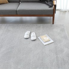  [더얀 카페트] 리디아 연그레이 벨기에산 모던 디자인 러그/카페트 41009-2121 (2 