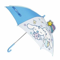 시나모롤 53cm 별똥별 입체 홀로그램 장우산산리오 시나모롤 캐릭터 우산 자동우산 완전자동 캐릭터우산 어린이우산