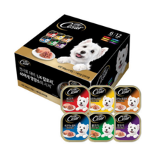  시저 버라이어티팩 반려동물 습식사료 6종 x 2p 세트, 버라이어티, 3세트 