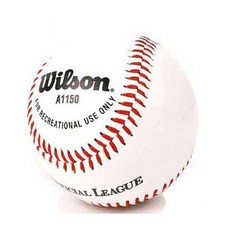 윌슨 경식 야구공(A1150) 1개입 연습용 캐치볼용