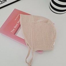 예스베베 사계절 아기 모자 거즈 보넷
