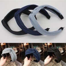 데님머리띠