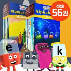 [동네서점] 국내 당일발송 Alpha Blocks + Number blocks 알파 블럭스+넘버 블럭스 세트 영어원서 음원제공, 알파 블럭스 26권+넘버 블럭스 30권 세트