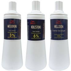 웰라 웰록손 콜레스톤 퍼펙트 크림 디벨로퍼 염색용 산화제 6%, 1L, 5개