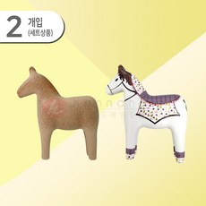 띵킹나무모형 트로이목마 2개입, 말 2개