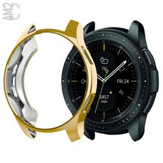 갤럭시 기어S3프론티어 46mm R760 R765 호환 원피스 TPU 풀커버 스마트워치 보호 케이스, awn710 블랙, 1개