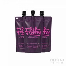 필씨 칵테일용 블랙 체리 시럽 237ml 파우치 3팩, 3개