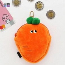스마트클라우드 5000 당근 동전 지갑 파우치 패브릭 지퍼형