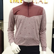 임페리얼 남성 봄 가을 고급스러운 우븐패치 스타일 집업 긴팔 티셔츠 ITZ1101