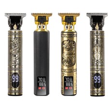 LCD T9 전기 머리 깎기 전문 면도기 Blendjet 면도기 전기 면도기 남성 전기 머리 면도기, 2)LCD Buddha 2.0