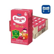 요미요미 튼튼주스 프룬사과 125ml 24팩, 240개