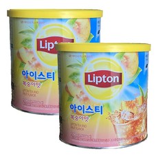 립톤 아이스티 분말 복숭아맛, 1.2kg, 2개