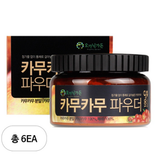 오가닉가든 카무카무 파우더, 100g, 6개