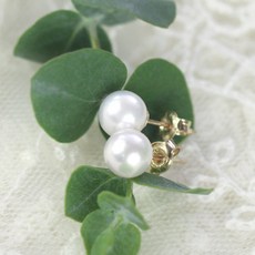 14k AAA급 7.5~8mm 담수진주 귀걸이
