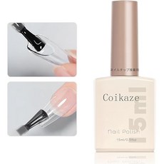 Coikaze 네일 글루 팁 접착제 대용량 15ml 인조 손톱 네일팁용 강력한 접착력 초보자&프로 적용 UV/LED 지원, 1개