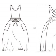 안입는옷앞치마만들기