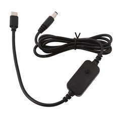 USB C 유형 C ~ 4.0x1.7mm 5V 9V 12V 12V 20V 가벼운 팬 장난감 노트북 라우터를위한 조절 가능한 PD 전원 케이블 및 기타, 5.5x2.5mm, 01 5.5x2.5mm