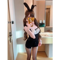 레트로 섹시 바니걸 유니폼 인형탈 산타옷 코스프레의상 캔디의상