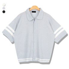 남자반팔카라니트가디건
