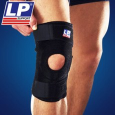 LP758 스포츠 무릎 패드 달리기 등산 농구 배드민턴 반월판 부상 무릎 관절 보호대 여름 남녀 758 블랙, 1