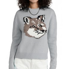 메종키츠네빅폭스니트