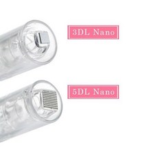오토 MTS 니들 카트리지 10pcs 나사 슬롯 펜 9 / 12 36 42 핀 라운드 3DL 5DL 나노 Microneedling 전기 111988, 5DL Nano