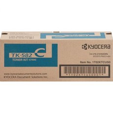 OEM KYOCERA MITA TK-582C 1T02KTCUS0 Toner CTG Cyan 2.8K Yield, OEM KYOCERA MITA TK-582C 1T02K