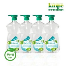 은나노스텝 시즌3 주방세제 1100ml x 4개/레몬향/사과향/다용도/설거지/과일세척, 레몬향4개, 4개, 1L