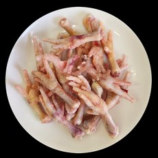 손질된 통 뼈 닭발 냉동 뼈있는 무염 500g 1kg 안주 국물 편육 원물 육수용 손톱없음 가정용, 1개