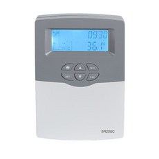스플릿 태양열 난방 시스템용 태양광 컨트롤러 와이파이 원격 제어 옵션 내장 AC100 240V SR208C, 1개
