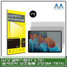 탭S7 LTE( SM -T875)올레포빅 보호필름2장 태블릿보호필름, 1, 본상품선택