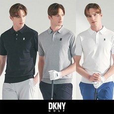 [DKNY GOLF] 남성 니트 반팔 카라티 1종 HDGS229103