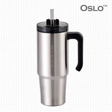 오슬로 리볼브 텀블러 핸들형, 메탈, 900ml, 1개