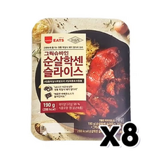 순살학센 슬라이스 돼지앞다리즉석식 190g x 8개