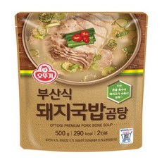 오뚜기 부산식 돼지국밥 곰탕, 6개, 500g