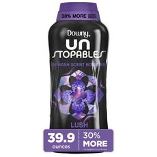 다우니 Unstopables 세탁 중 향 부스터 비즈 Lush 39.9 온즈