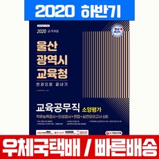 시대고시기획 2020 하반기 울산광역시교육청 교육공무직 소양평가 한권으로 끝내기 시험 책 교재
