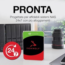 씨게이트 아이언울프 6TB 엔터프라이즈 내장 NAS HDD CMR 3.인치 SATA 6 Gbs 7200RPM 256MB 캐시 RAID 용 (ST6000NT006). - 씨게이트ironwolf7200rpm256mb