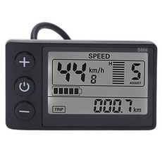 전기 스쿠터 제어판 자전거 속도계 주행 거리계 방수 플매트 카펫 러그 포함 24V 36V S866 LCD 디스플레, green, 1개