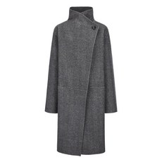 바네사브루노 아떼 20FW 차콜그레이 울혼방 핸드메이드 코트 VLCO0D405CG