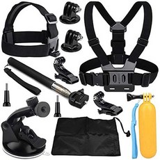 VVHOOY 9 in 1 Universal Action Camera Accessory Bundle Kit Compatible with Gopro Hero 8765AKASO EK7, 상세 설명 참조0