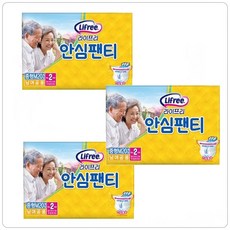 라이프리 안심 언더웨어 중형 20매 3팩 성인기저귀, 20개입