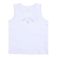 뱅뱅여성 민소매 레터링 티셔츠 NTL591, 90, 그레이