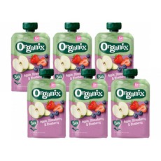 Organix food 퓨레 오가닉스 유기농 고영양 이유식, 6개, 100g